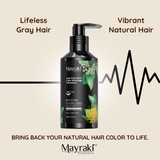 Mayraki Anti Grey Restoring Treatment - Grey hair treatment to reverse grey hair, improve grey hair texture, restore color naturally | 100 ml/3.38 fl. oz  Set of 2 | New Packaging