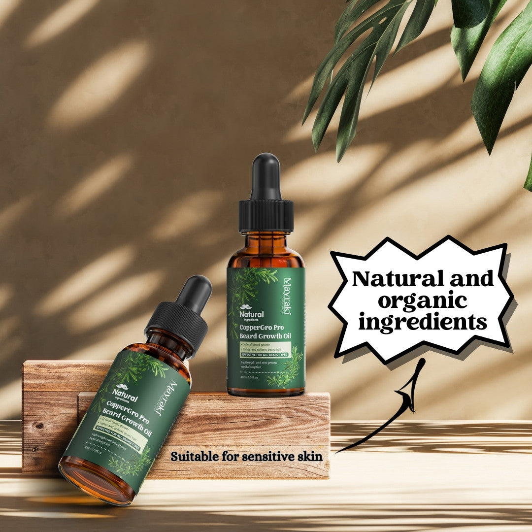 Mayraki CopperGro Pro Beard Growth Oil(15 ml /1.01 fl.oz)