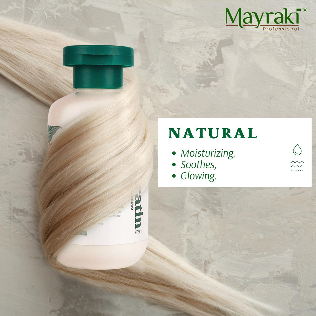 Mayraki Organic Hydrolyzed Keratin Instant Smoother System - Organic Keratin treatment for damaged hair, organic keratin treatment at home, natural Brazilian blowout for instant smooth hair | 6th Generation, Formaldehyde-free, Set of 2