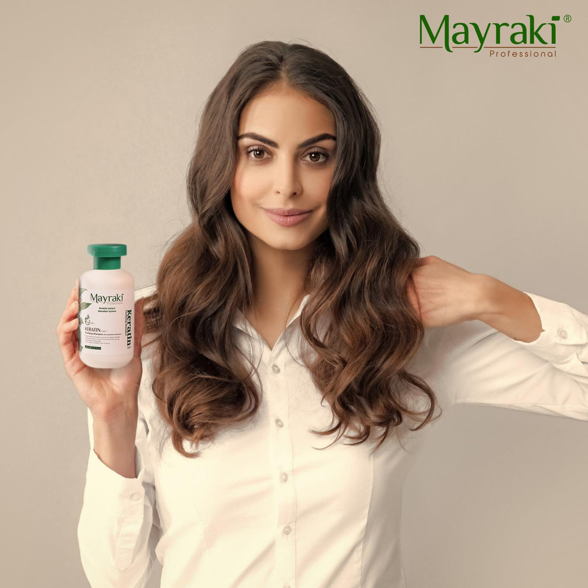 Mayraki Organic Hydrolyzed Keratin Instant Smoother System - Organic Keratin treatment for damaged hair, organic keratin treatment at home, natural Brazilian blowout for instant smooth hair | 6th Generation, Formaldehyde-free, Set of 2