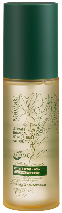 Mayraki Ultimate Botanical Moisturizing Hair Oil (100ml/3.38 fl. oz.)