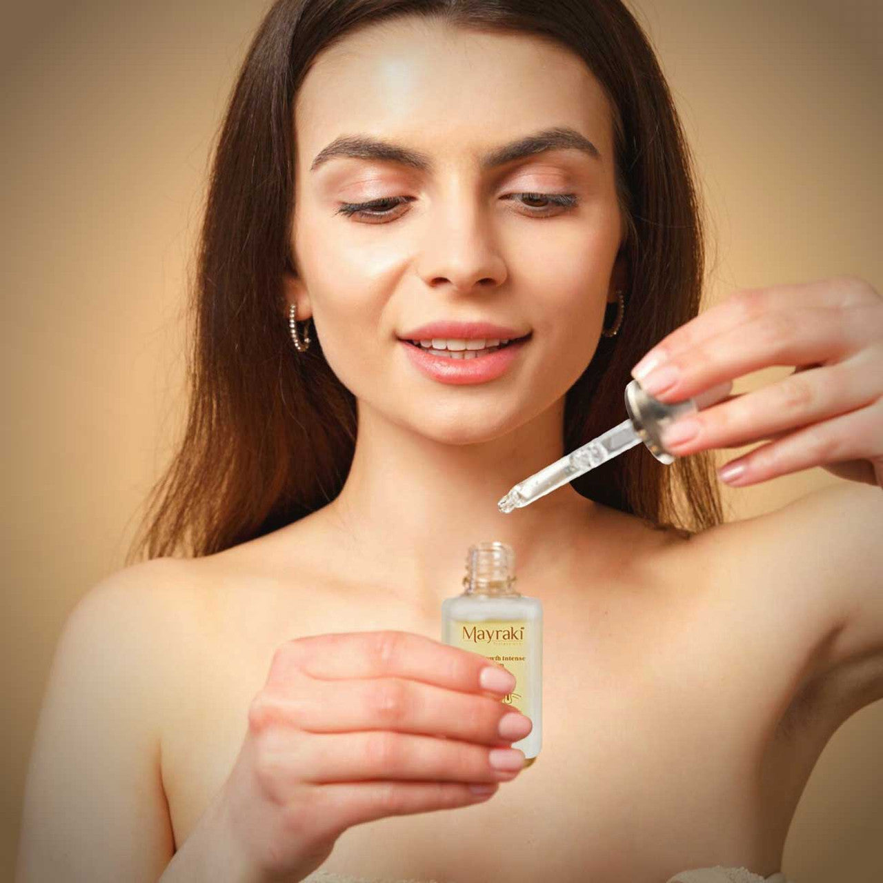 Mayraki Hair Growth Serum Intense with Copper Peptide GHK-Cu - Hair growth serum for woman and man, hair growth oil, hair regrowth treatment, hair growth stimulator | 45 ml/1.52 fl. oz