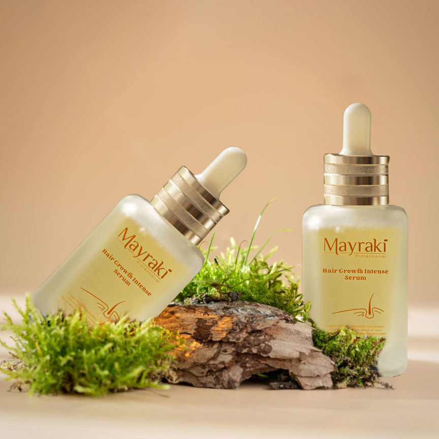 Mayraki Hair Growth Serum Intense with Copper Peptide GHK-Cu - Hair growth serum for woman and man, hair growth oil, hair regrowth treatment, hair growth stimulator | 45 ml/1.52 fl. oz
